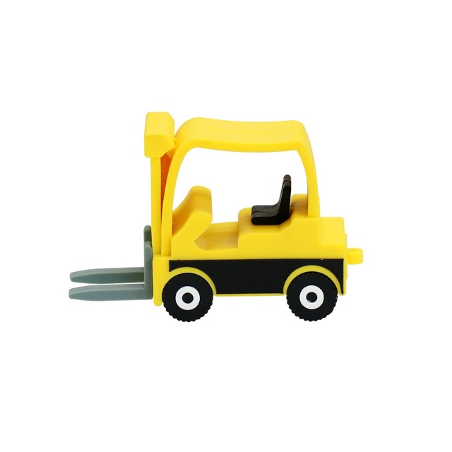 Cartoon Tractor 3D USB Flash Drive 2.0 1GB 2GB 4GB 3.0 PVC Forklift Pen New 8GB 16GB 32GB 64GB USB Memory Stick Disk