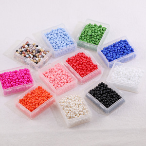 Perles Rondelles en Verre Plaqué 5 mm Colorées pour la Fabrication de Bijoux DIY, Accessoires Artisanaux pour Bracelets, Été 2024 - Product Image 2