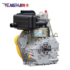 Moteur diesel monocylindre 4 temps refroidi par air CDHB 173f, démarrage par lanceur, 9 CV, acier et alliage, certifié ISO 9001, roulement, petit moteur - Product Image 1