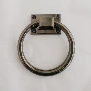 European Style Zinc Alloy Ring Handle For Cabinet Furniture <b>Gold</b> Durable - Product Image 3