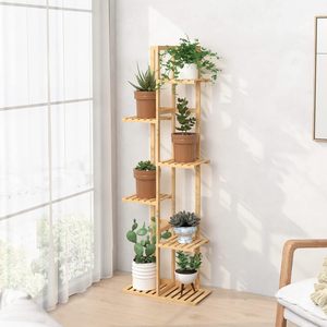 Left and right flower rack, balcony flower <b>pot</b> plant rack, multi-layer floor-<b>standing</b> hanging plant rack, pothos rack, - Product Image 1
