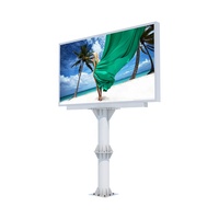Canbest – panneau d'affichage extérieur P6, contrôle Wifi permanent, publicité numérique, panneau d'affichage monté sur pilier, affichage d'écran Led de rue