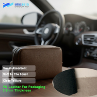 Heißer Verkauf: Kostengünstiges 0,9 mm weiches/hartes/Q-elastisches/starkes geprägtes PU-Leder mit Litschi-Muster für Sofas, Taschen und wasserdichte Verpackungen