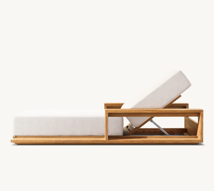 <span class=keywords><strong>BAHIA</strong></span> Abordable Élégant Transat Confortable Durable Teck Chaise Moderne De Luxe Meubles Jardin Ensemble Teck Chaise Longue Teck - Product Image 2