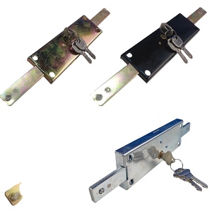 Clé en fer électrophorétique noir volet roulant serrure inférieure <span class=keywords><strong>porte</strong></span> rouleau serrure <span class=keywords><strong>de</strong></span> <span class=keywords><strong>porte</strong></span> - Product Image 2