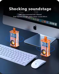 ลำโพงราคาประหยัด ลำโพงฟูลเรนจ์ ลำโพงคาราโอเกะพร้อมไฟแฟลช ลำโพง LED สำหรับคอมพิวเตอร์พีซี - Product Image 3