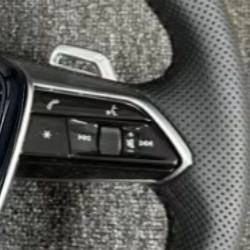 Volante de fibra de carbono forjado personalizado para <span class=keywords><strong>Audi</strong></span> <span class=keywords><strong>A3</strong></span> 8V <span class=keywords><strong>8L</strong></span> A4 B8 B9 B7 A6 C8 C7 TT 8J Q3 Q5 S4 B8.5 Q7 A5 R8 <span class=keywords><strong>RS3</strong></span> S3 - Product Image 5