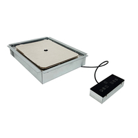 Table de cuisson à induction invisible sous plan de travail en granit, brûleur unique, 2200W, cuisinière à induction invisible DIY
