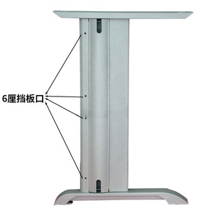 Khung bàn văn phòng Kim Loại bàn họp nhân viên thảo luận về khung màn hình hình chữ T khe chân đơn bàn văn phòng hiện đại khung bàn - Product Image 3