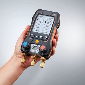 Manomètre numérique Testo 550S 549 à 2 vannes, système OEM portable avec écran LCD pour la climatisation HVAC, outil de mesure de la température - Product Image 3