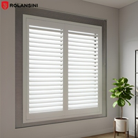 Fenêtre à jalousies en aluminium 6063 certifiée Rolansini AS2047, résistante à la pluie, à lamelles réglables, volet anti-ouragan