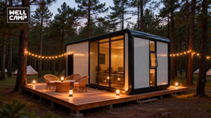 WELLCAMP Casa Cápsula Futurista Tipo Apple, Casa Prefabricada Modular Inteligente para Desarrollo Turístico en Zonas Panorámicas, Campamentos y Resorts - Product Image 3