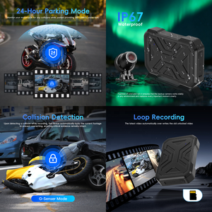 Cámara para Motocicleta Podofo, Dashcam 1080P HD Mini sin Pantalla, Grabadora <span class=keywords><strong>Oculta</strong></span> para Moto, Resistente al Agua IP67, Grabación en Bucle, Venta al Por Mayor - Product Image 2