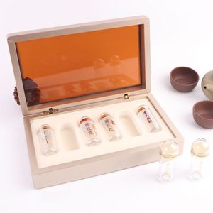 Custom Made Wooden Jewelry Storage Box With Glass Lid For Commemorative Coins And Medals <b>1</b>-3L Capacity - Product Image 4