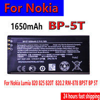 Baterai Pengganti BP-5T 1650MAh untuk Nokia Lumia 820 825 Lumia 820T Lumia 820.2 RM-878 BP5T BP 5T