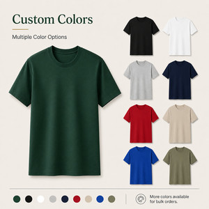 Camiseta de Algodón Suave Premium al por Mayor, Transpirable, Duradera, Lisa, de Manga Corta para Jóvenes, para Impresión de Logotipo Personalizado - Product Image 3