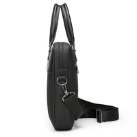 Sac à bandoulière classique unisexe pour ordinateur portable avec fermeture éclair, durable, tendance, grande capacité, pour le bureau