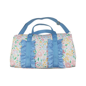 RTS NO MOQ กระเป๋าดัฟเฟิลดอกไม้สีชมพูสำหรับเด็กผู้หญิงกระเป๋ากีฬาความจุขนาดใหญ่ - Product Image 3