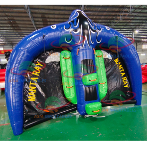 Manta Ray Inflable para Juegos Acuáticos, Remolcable para Esquí Acuático, Bote con Forma de Pez Volador para Deportes Acuáticos - Product Image 3