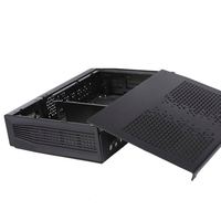 Mini-ordinateurs de bureau Cyberpunk reconditionnés, 1U Rackmount, 2 ports LAN, boîtier CPU, montage au plafond, gadgets de bureau Torrebde Hordenador