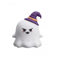 Speaker Halloween Ghost 5.3 TWS Pairing ABS Audio Portabel Dekorasi Baterai Terpasang Tipe-C Meja Luar Ruangan Hadiah