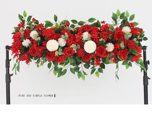 Arco Decorativo Colgante para Ceremonia de Boda al Aire Libre, Decoración con Flores, Guirnaldas, Plantas y Flores Artificiales - Product Image 2