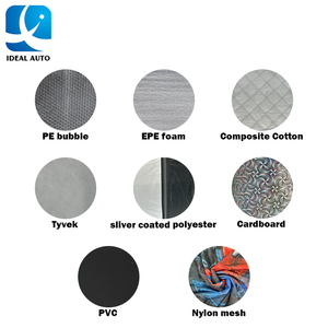 Parasole <span class=keywords><strong>Auto</strong></span> Pieghevole in Alluminio Personalizzato con Stampa Geometrica Riflettente ai Raggi UV per <span class=keywords><strong>Parabrezza</strong></span> Anteriore - Product Image 4