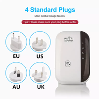 Langstrecken-Netzwerk WLAN-Router-Verstärker Kabelloser WLAN-Extender Signalverstärker 300m UK-Steckdose WLAN-Repeater WLAN-Reichweitenverlängerer