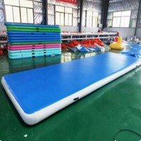 Tapis de gymnastique professionnel en PVC pour Taekwondo, épaisseur 20 cm, pour figures acrobatiques, tapis gonflable haute densité, excellente absorption des chocs, sûr