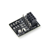 NRF24L01 Carte adaptateur sans fil 3.3V 24L01 module sans fil pour robot de voiture intelligente
