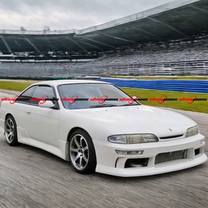 Kit <span class=keywords><strong>carrosserie</strong></span> en fibre <span class=keywords><strong>de</strong></span> verre exclusif M Sport pour Nissan 240SX S14 pré-modèles nouvelles jupes latérales <span class=keywords><strong>de</strong></span> pare-chocs avant et arrière mise à niveau <span class=keywords><strong>de</strong></span> la <span class=keywords><strong>carrosserie</strong></span> automatique - Product Image 3