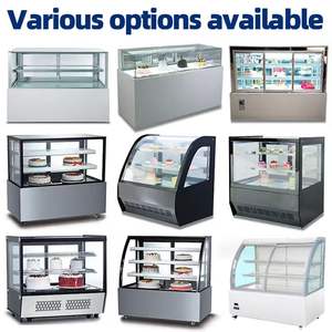 Vitrina Refrigerada Comercial para Pasteles con Enfriamiento por Aire, Montaje en Suelo, Acero Inoxidable, Control Electrónico de Temperatura - Product Image 5