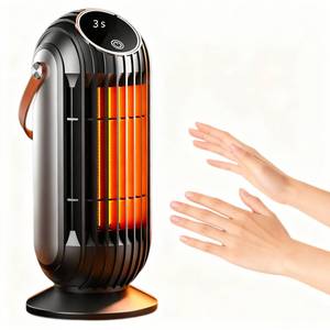 1500W PTC Ceramic <strong>Heater</strong> NFJ009 with Large LED Screen Overheat Protection Remote Control Indoor Electric <strong>Heater</strong> for Family Home - Product Image 1