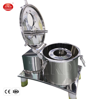 Nouvelle Machine automatique de séparateur de centrifugeuse de bol perforé d'acier inoxydable Extraction d'huile essentielle