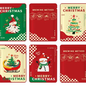 Bolsa de embalaje de cápsulas de café navideñas <span class=keywords><strong>desechables</strong></span> de una sola vez, bolsa sellada, bolsas de café en polvo convenientes - Product Image 6