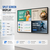 Ультратонкий рекламный ЖК-дисплей 2K/4K Smart для помещений, 27/32/43/49/55 дюймов, коммерческий настенный цифровой экран на Android