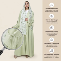 Zifeng OEM Einfarbiges Langes Maxikleid mit Offener Front und Seitenschlitz, Locker Geschnittenes Dezentes Damenkleid für Alltag und Partys