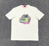 Camiseta de Hombre 2026, Talla Europea, Estilo Retro, Elástica, Suave y Cómoda, Cuello Redondo Clásico, Tejido de Algodón Premium