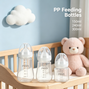<span class=keywords><strong>Biberon</strong></span> pour bébé certifié CPC en PP, 240 ml, 300 ml, col large, débit variable, logo/impression personnalisés, prêt à être expédié en 3 jours - Product Image 6