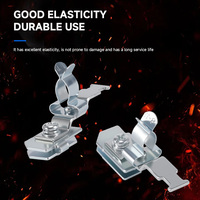 Goran TSC LFZ CPB – Pince de blindage de contact en nickel, borne de mise à la terre pour câble, connecteur de fil 20A 600V Électrique