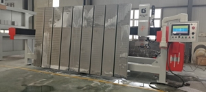 GQ-3220A Đá Cẩm Thạch Granite Cnc Router Edge Saw Đánh Bóng 4 Trục Cắt Ngói Máy Cắt Đá Phun Nước - Product Image 5
