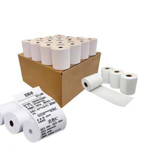 Rouleau de papier adhésif en gros pour imprimante, étiquettes de produits, étiquettes thermiques pour codes-barres, papier thermique d'usine - Product Image 3