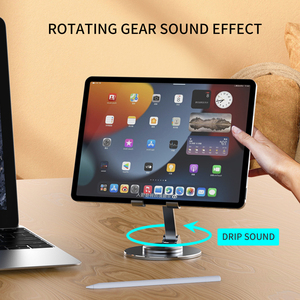 Thiết Kế Mới Xách Tay Máy Tính Để Bàn Đứng Núi Có Thể Điều Chỉnh Có Thể Gập Lại Hỗ Trợ Bảng Hợp Kim Kim Loại 360 Xoay Nhôm Điện Thoại Di Động Chủ - Product Image 3