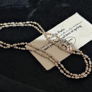 S925 Pure <b>Silver</b> <b>Pendant</b> <b>Necklace</b> Purple Chalcedony Heart Sweet Exquisite Fresh Niche Design High-End Gold Collarbone Chain for - Product Image 1