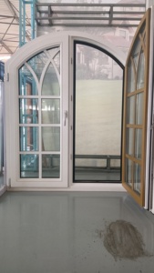 בסגנון אירופאי קשת זכוכית קשת זכוכית כפולה nfrc מוסמך אלומיניום חצוב - Product Image 5