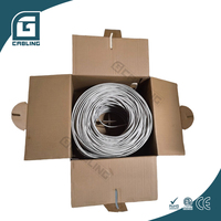 Cable para Exteriores Gcabling Cat6 CCA UTP SFTP, Cable de Cubierta Simple, 305m, Libre de Oxígeno, Cable de Cobre Sólido Puro de 305m para Interiores