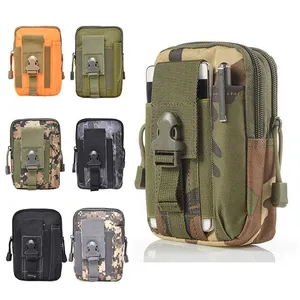 Hoge Kwaliteit Mannen Tactische Heuptas Waterdicht Nylon Riem Mobiele Telefoon Portemonnee Reizen Tool Tactische Molle Pouch