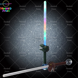 Les fabricants dirigent la belle épée lumineuse de dinosaure de LED avec le <span class=keywords><strong>sabre</strong></span> lumineux de vente lumineux de parc d'attractions de jouet d'enfants de bruit LED - Product Image 5