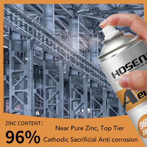สีสเปรย์ป้องกันสนิม HOSEN สำหรับงานก่อสร้างระยะยาว ปริมาณโลหะสูง สีสเปรย์ชุบสังกะสี - Product Image 2