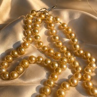 Perles d'eau douce naturelles Edison dorées 11-13mm, haute brillance, perles semi-finies en vrac pour mariage DIY